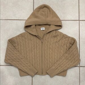 Sunday Best Beige Cable Knit Sweater